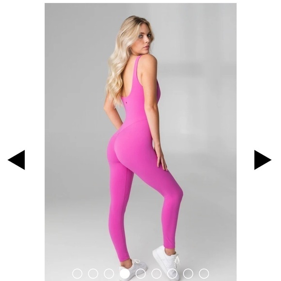 Vitality (Balance Athletica) Cloud II Jumpsuit Fuschia - Picture 3 of 7
